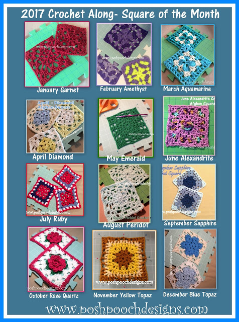 Most clicked in Scrappy Stitchers #37 - Square of the Month CAL by Posh Pooch Designs
