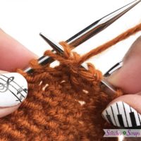 Purl first st - Diagonal Basketweave tutorial on StitchesnScraps