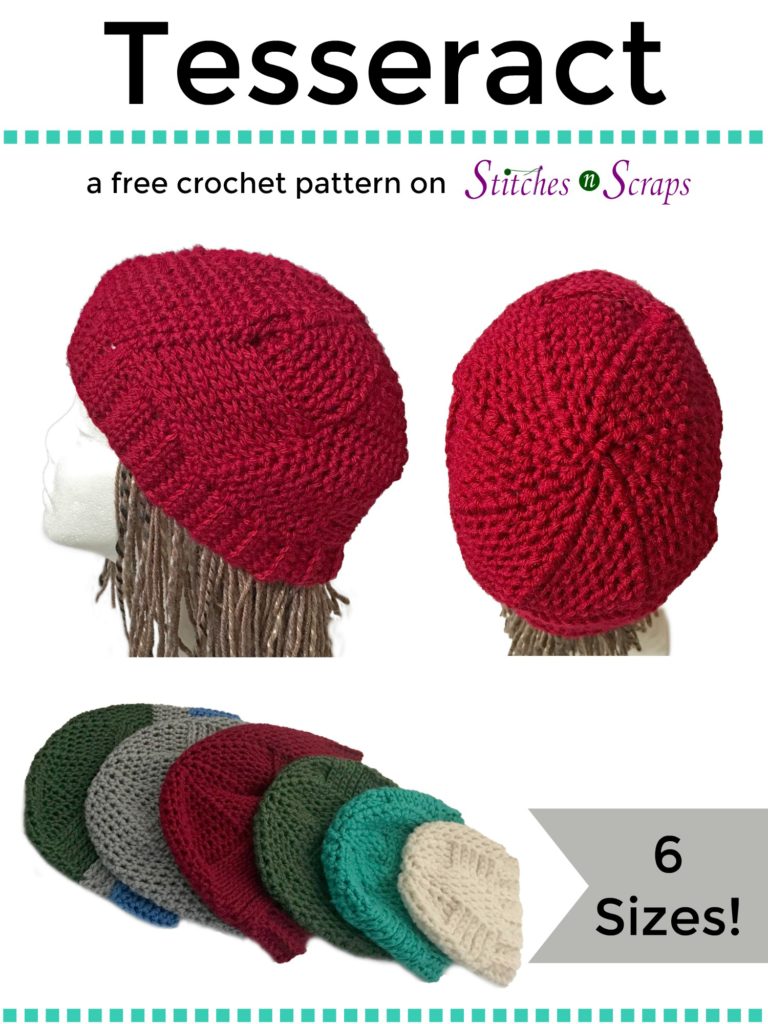 Tesseract - a free crochet pattern on Stitches n Scraps