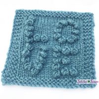 Message in a Bobble English version - a free knitting pattern on StitchesnScraps