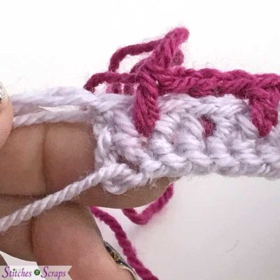 Drop to back - Intermeshing Crochet Basics on StitchesnScraps