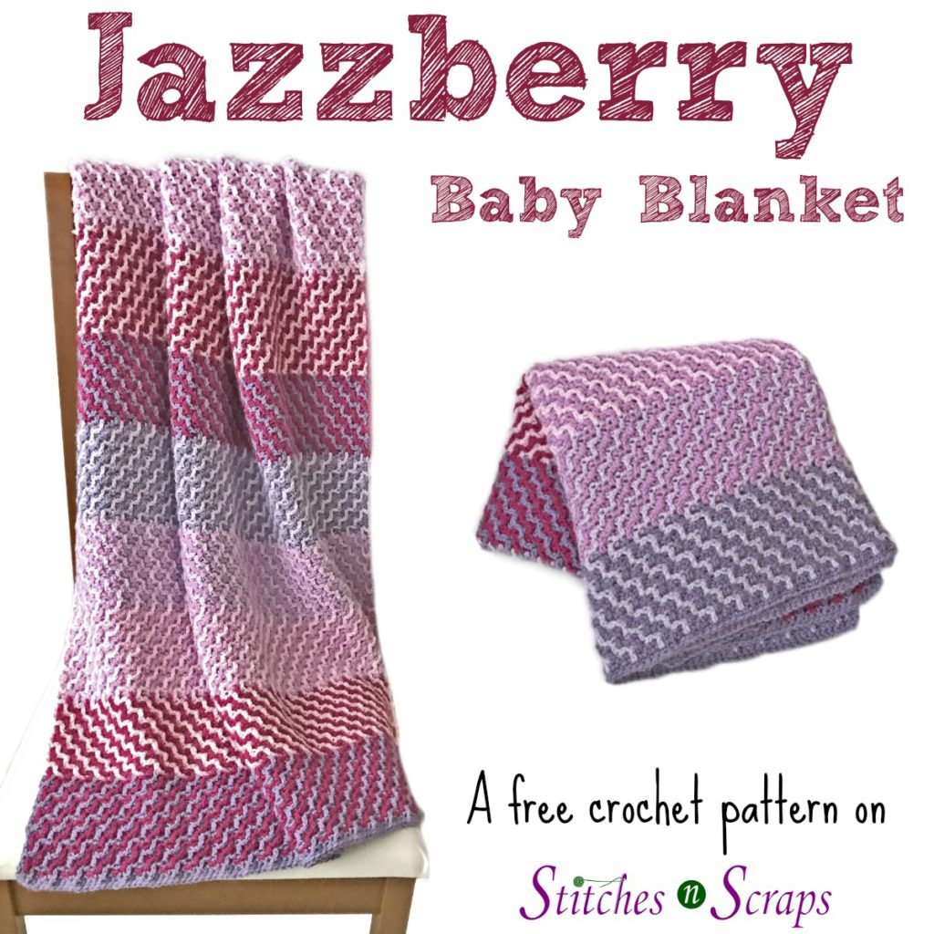 Jazzberry - a free crochet pattern on Stitches n Scraps