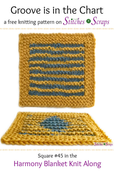 Groove is in the chart - A free knitting pattern on Stitches n Scraps