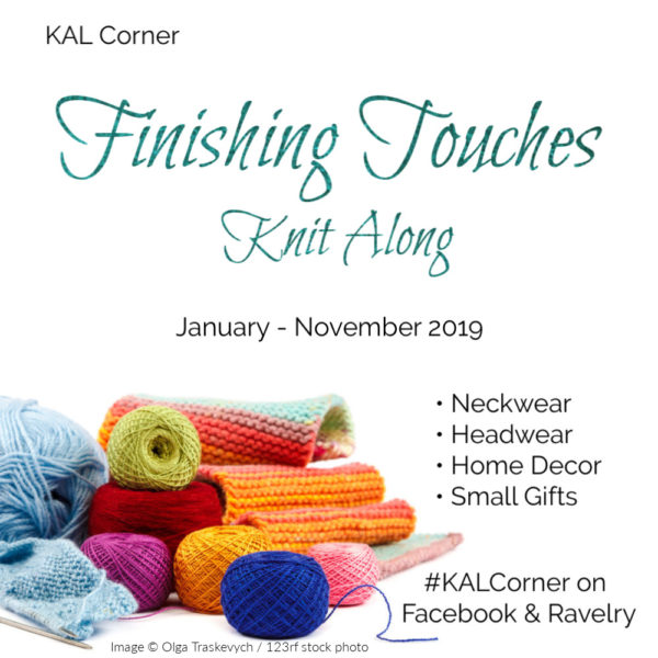 Finishing Touches Knit Along at KAL Corner