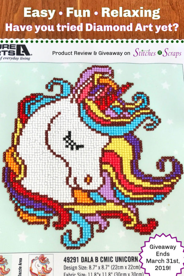 Diamond Art Kits from Leisure Arts - Product review on Stitches n Scraps
