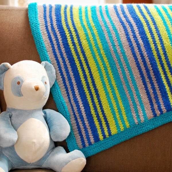 Grow With Me Baby Blanket from Petals to Picots
