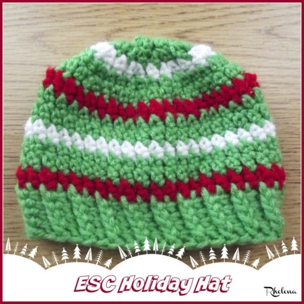 ESC Holiday Hat from Crochet n Crafts