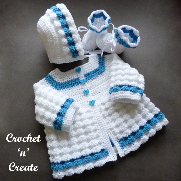 Raised Shell Baby Outfit from Crochet n Create