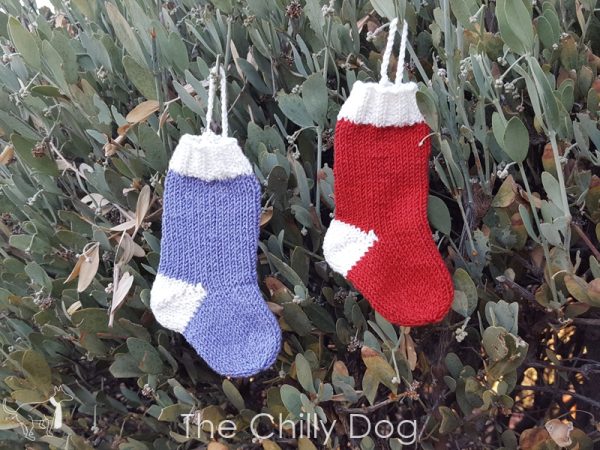 Christmas Stocking Ornament from The Chilly Dog