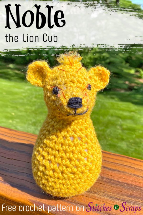 Noble the Lion Cub - Crochet Lion Amigurumi Pattern
