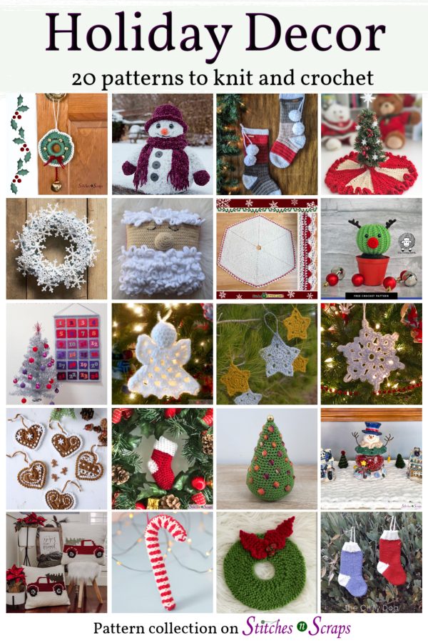 Holiday Decor Pattern Collection on Stitches n Scraps