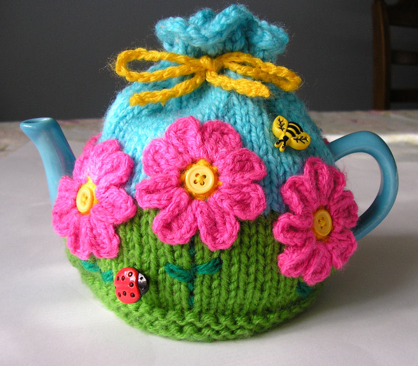 Flower Garden Tea Cozy by Jenny Stacey