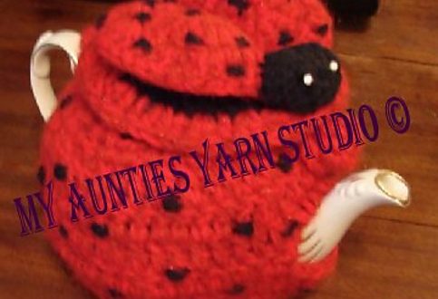 Ladybug Teapot Cozy by Annette Stewart