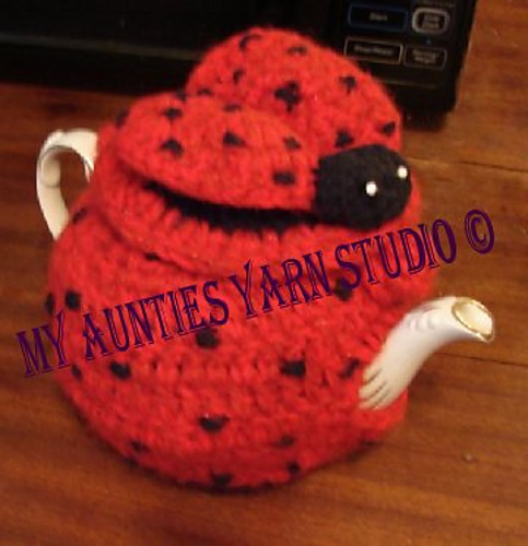Ladybug Teapot Cozy by Annette Stewart