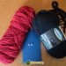 Materials for June tea cozy