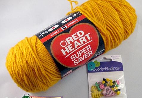 supplies for July tea cozy