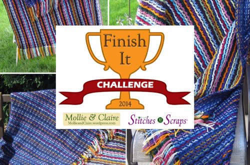 Finish it Challenge is Finished - collage of blanket pictures with logo