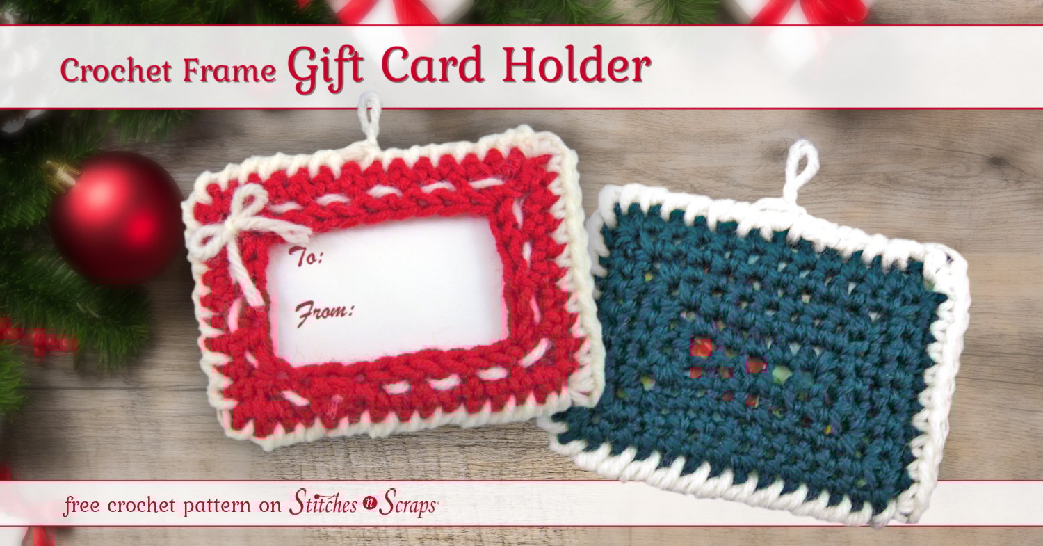 Crochet Frame Gift Card Holder