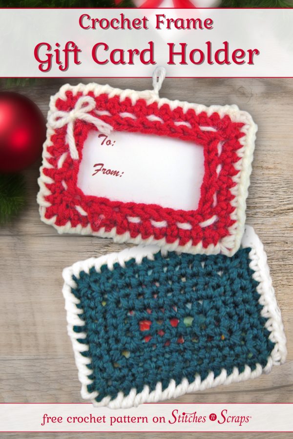 Crochet Frame Gift Card Holder