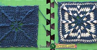 Jakes Blankie CAL Squares 1 and 2