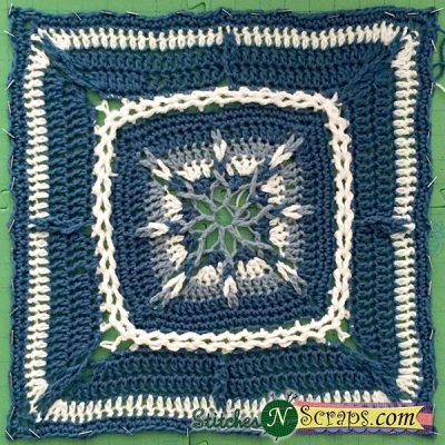 Week 7 square for Jake's Blankie CAL