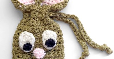 Bunny Bag - a free pattern on Stitches'N'Scraps.com