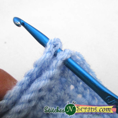 Join color A with slip stitch in corner