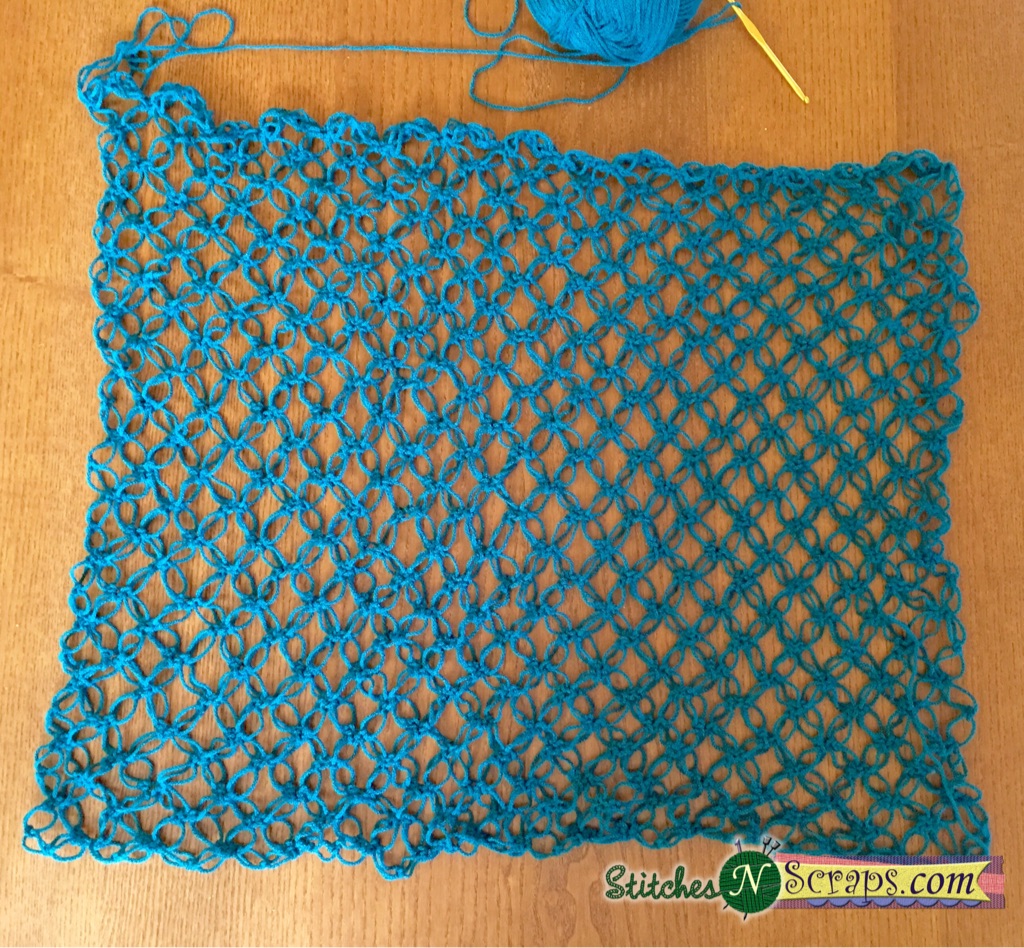 My first lovers knot wip