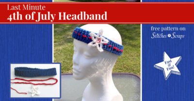 Last Minute 4th of July Headband