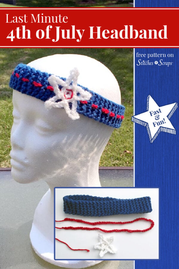 Last Minute 4th of July Headband