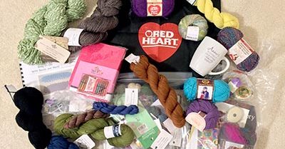 My swag from the Knit and Crochet Show 2015