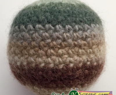 A basic felted ball