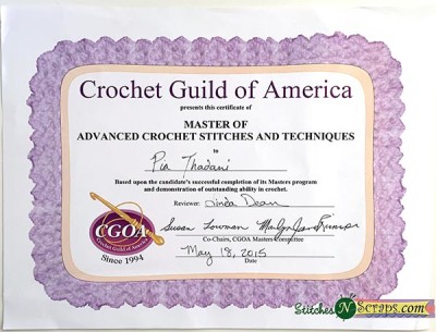 CGOA Masters Certificate