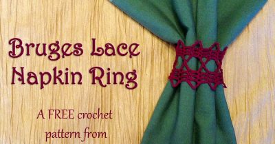 Bruges Lace Napkin Ring