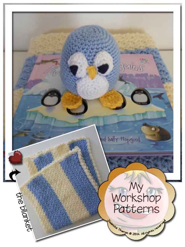 Little Penguin Doll & Blanket by Creative Crochet Workshop