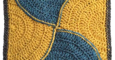 Contours - a free crochet pattern on StitchesNScraps.com