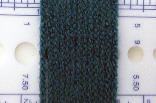 Wraps per inch method for determining yarn weight