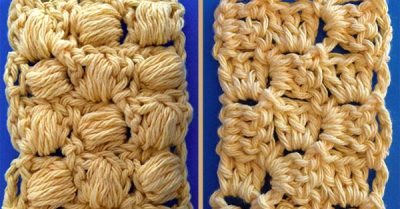 Diagonal Puff Stitch Tutorial - Stitches'N'Scraps.com