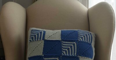 Mitered Square Pillow by Underground Crafter