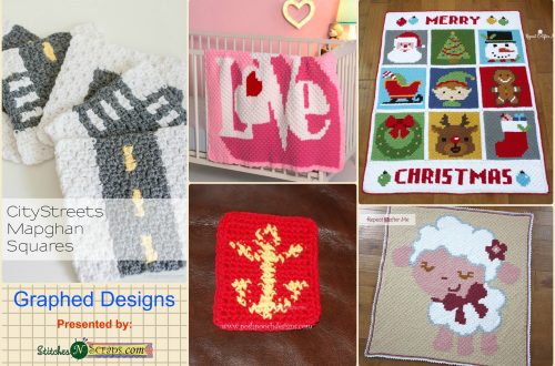 Graphed designs round up on StitchesNScraps.com