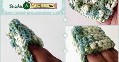 Little Nubby Scrubbie - a free crochet pattern on StitchesNScraps.com