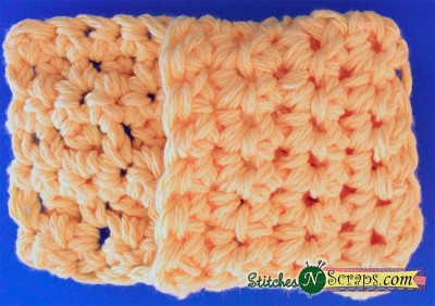 Little Nubby Scrubbie - a free crochet pattern on StitchesNScraps.com