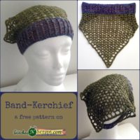 Band-Kercheif - a free crochet pattern on StitchesnScraps.com