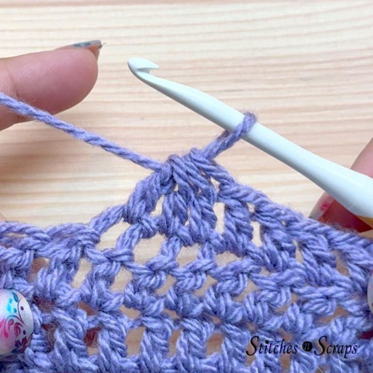 Double Crochet 3 Together (dc3tog) - Stitches n Scraps