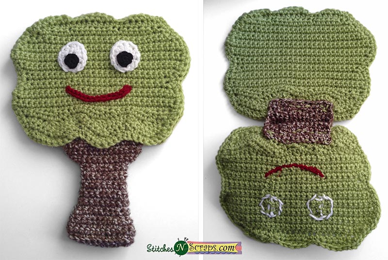 Hugging Tree - A free crochet pattern on StitchesNScraps.com