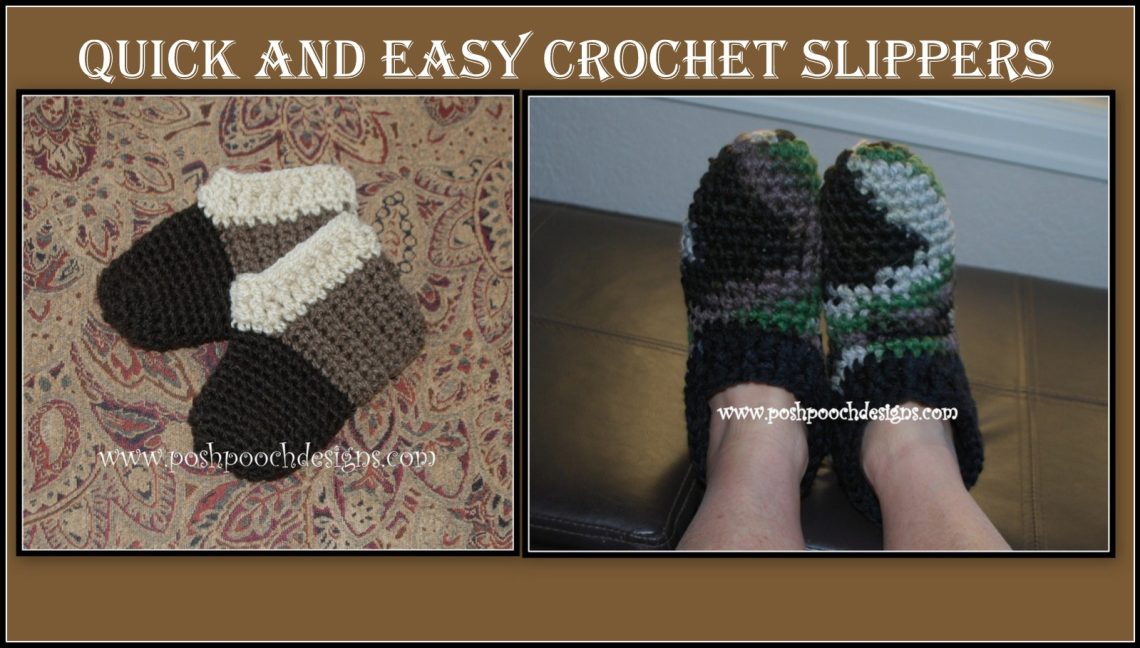Super Easy and Quick Slipper - Posh Pooch Designs