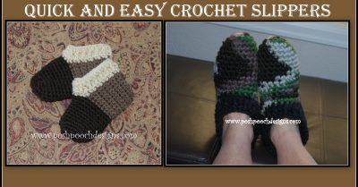 Super Easy and Quick Slipper - Posh Pooch Designs