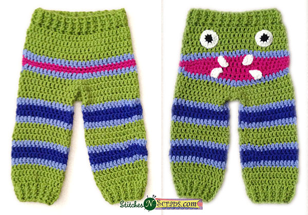Monster Butt Pants pattern review on StitchesNScraps.com
