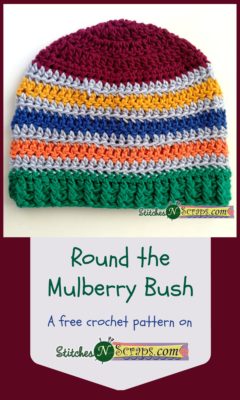 Round the Mulberry Bush - A free pattern on StitchesNScraps.com