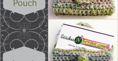 Business card pouch - a free pattern on StitchesNScraps.com